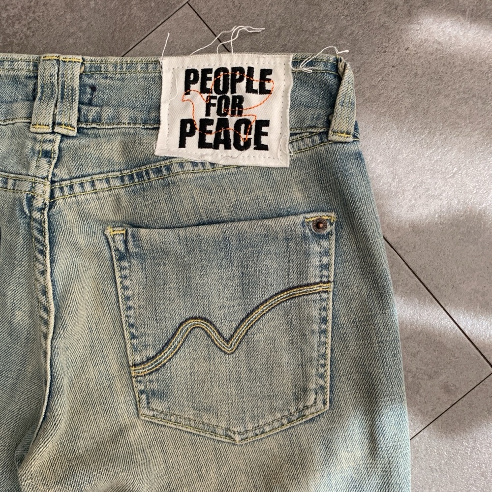 NWT People for Peace Low Rise Flare Jeans